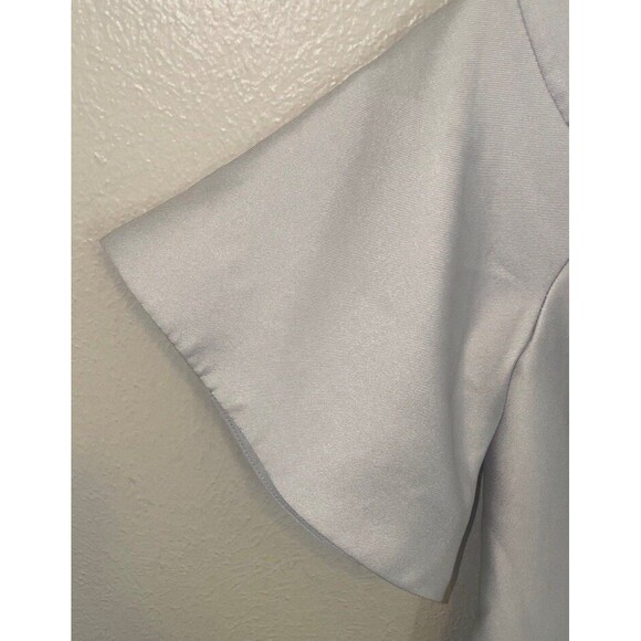 Keepsake The Label Stand Still Mini Dress Silver Size S Formal Wedding Party - Picture 4 of 11